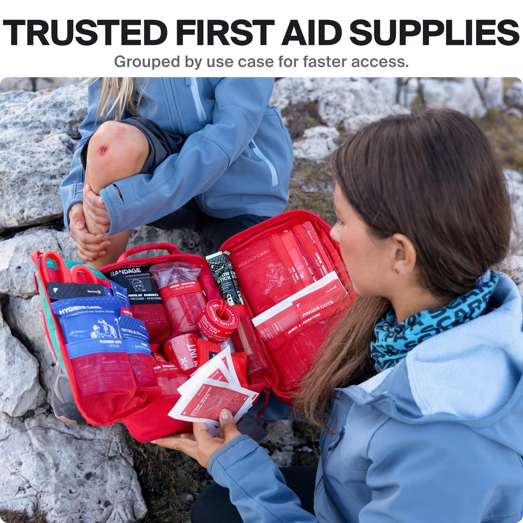 Large First Aid Kit for Travel Camping and Emergency Use