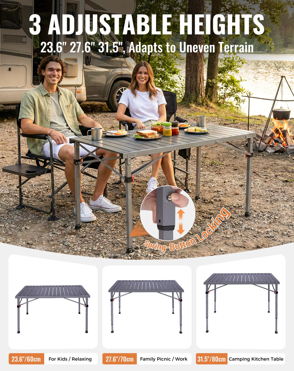 Aluminum Folding Camping Table
