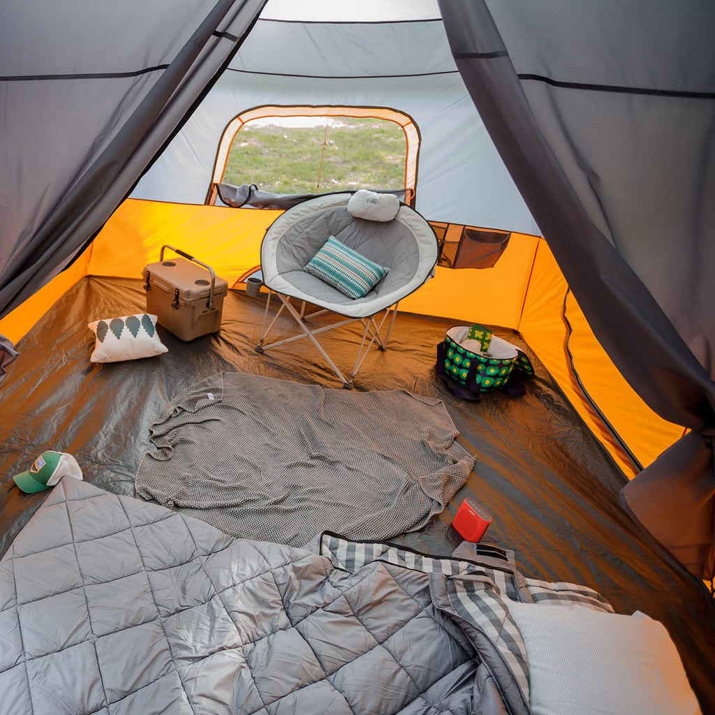 Large 10 to 12 Person Multi Room Family Cabin Camping Tent