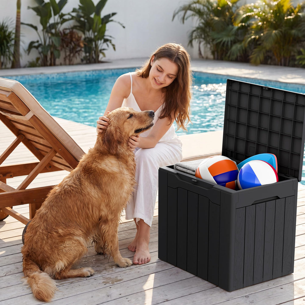 Large Waterproof Lockable Outdoor Resin Storage Box