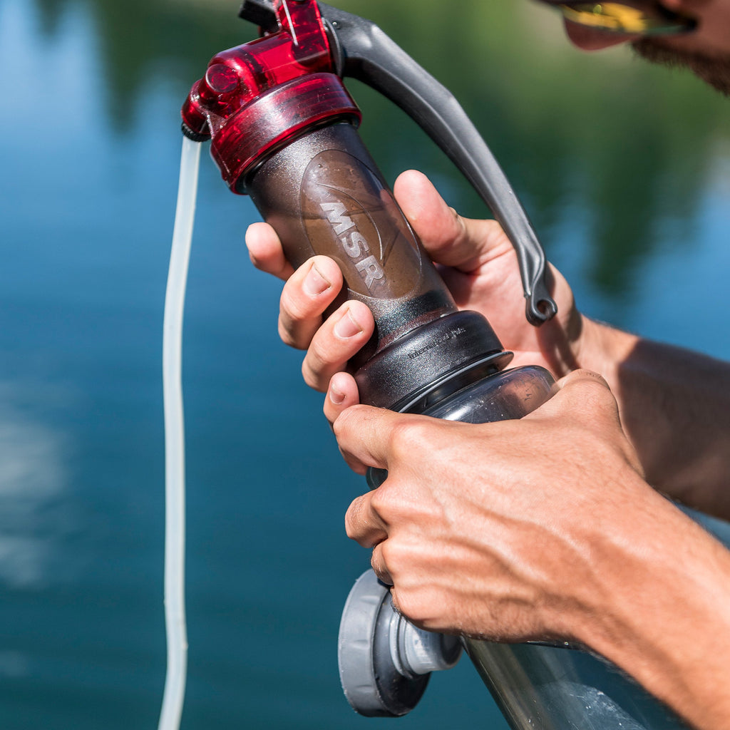 Portable Backcountry Water Filter for Camping and Hiking