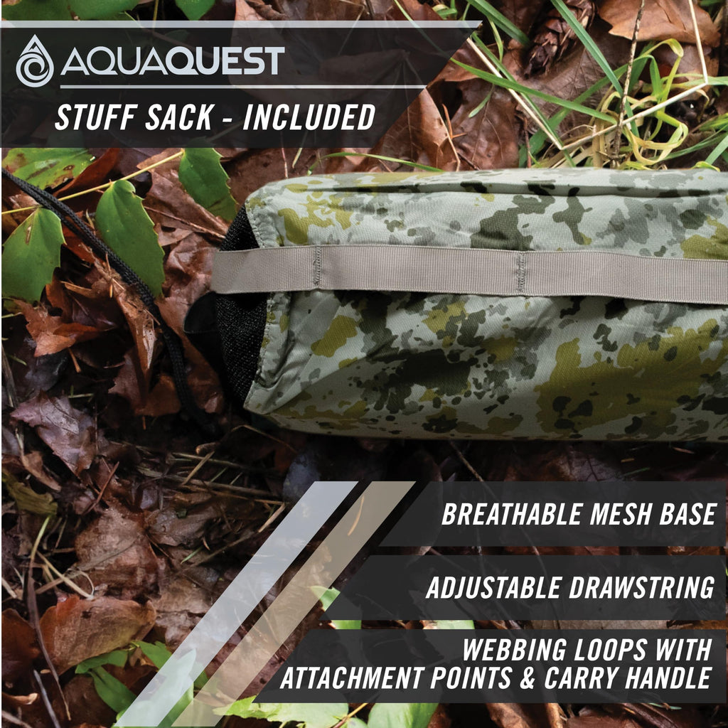 Heavy Duty Waterproof Camping Tarp for Bushcraft Survival