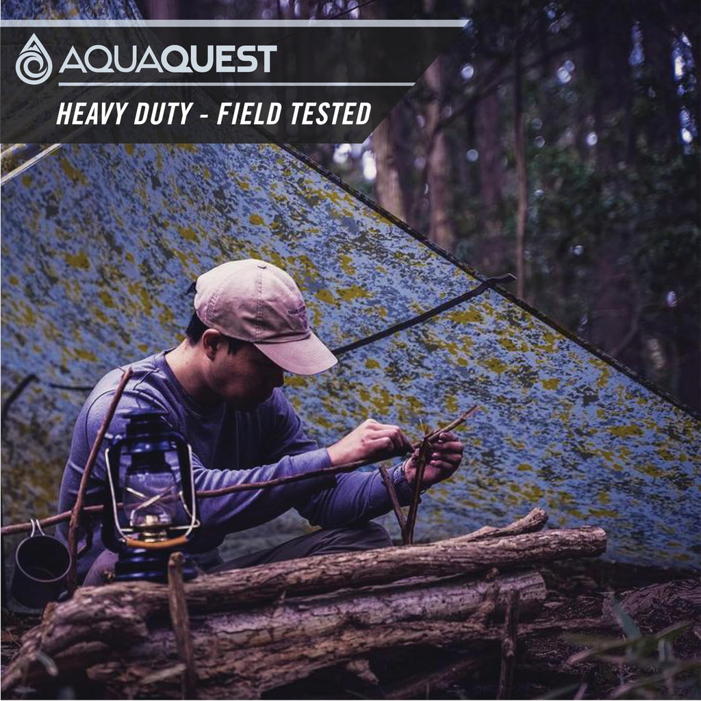 Heavy Duty Waterproof Camping Tarp for Bushcraft Survival