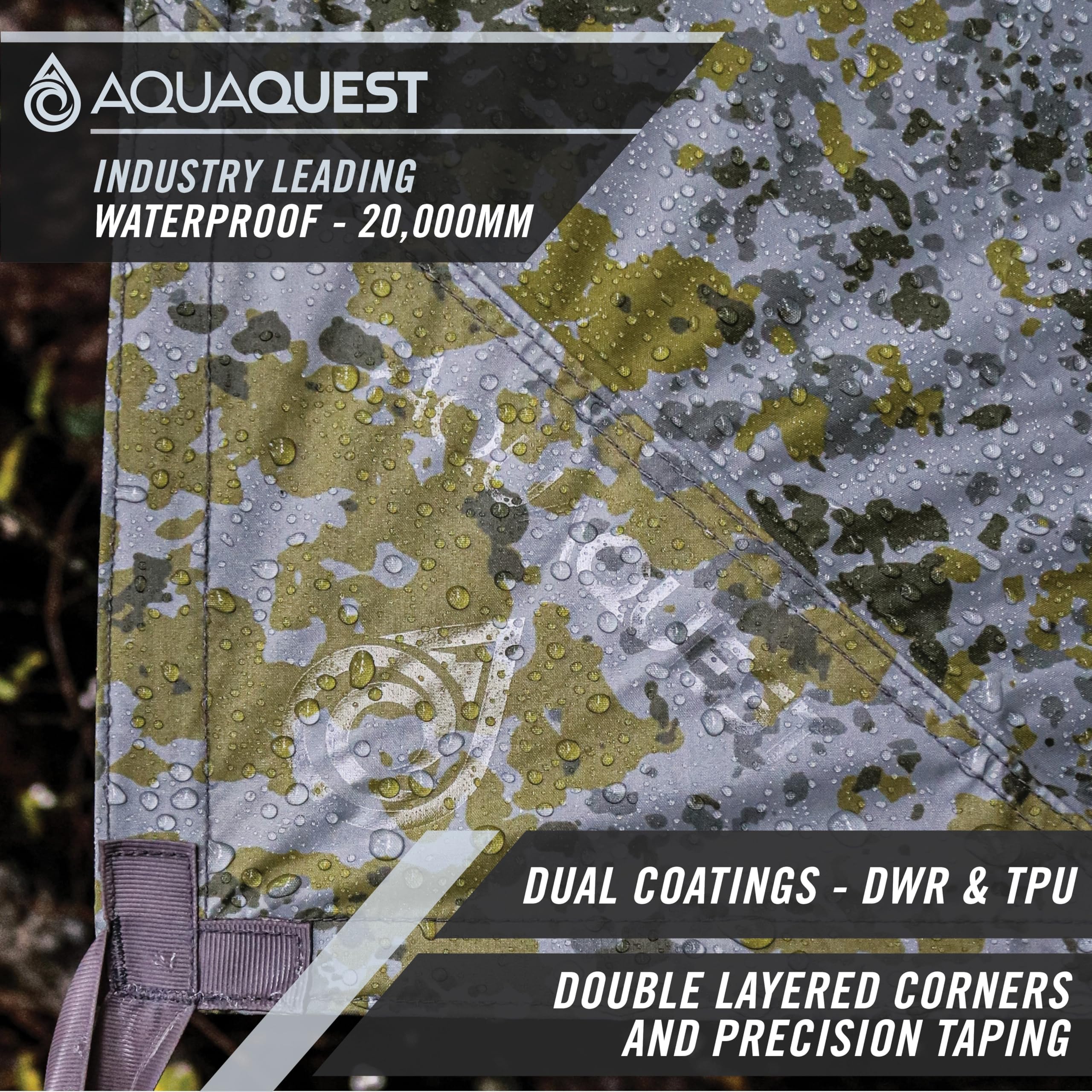 Heavy Duty Waterproof Camping Tarp for Bushcraft Survival